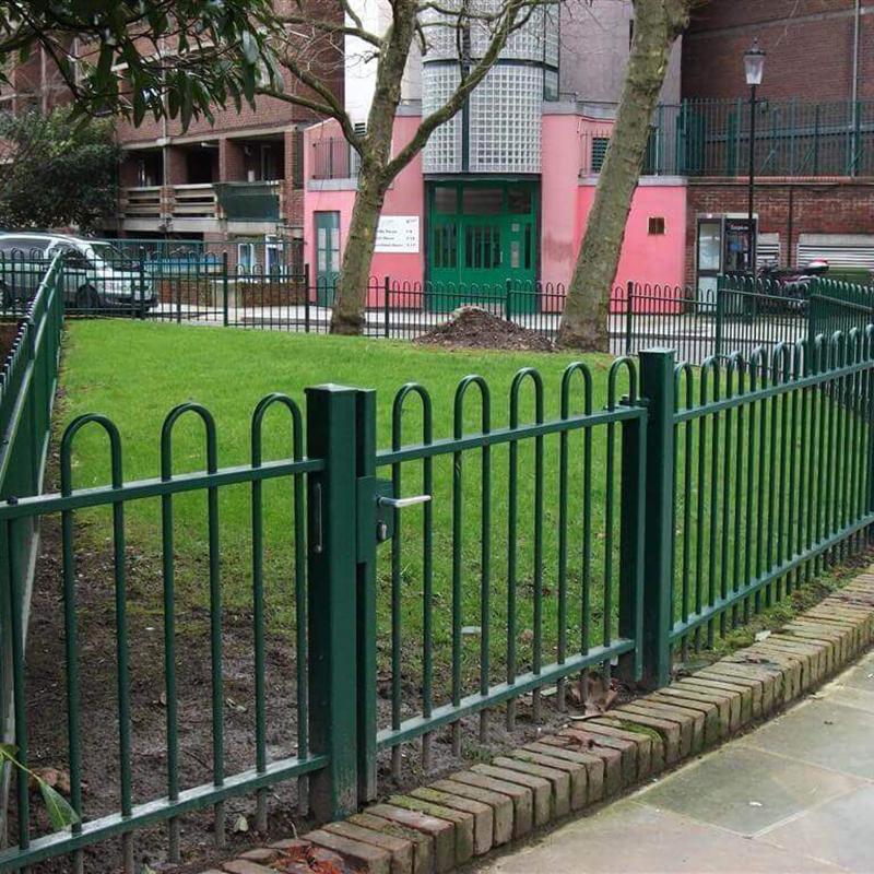 Loop Top Steel Fence