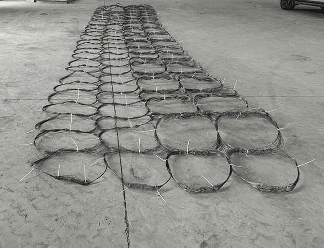Low Visiblily Wire Barrier