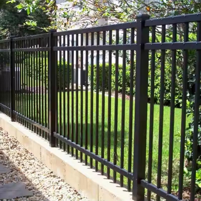 flat top tubular fence
