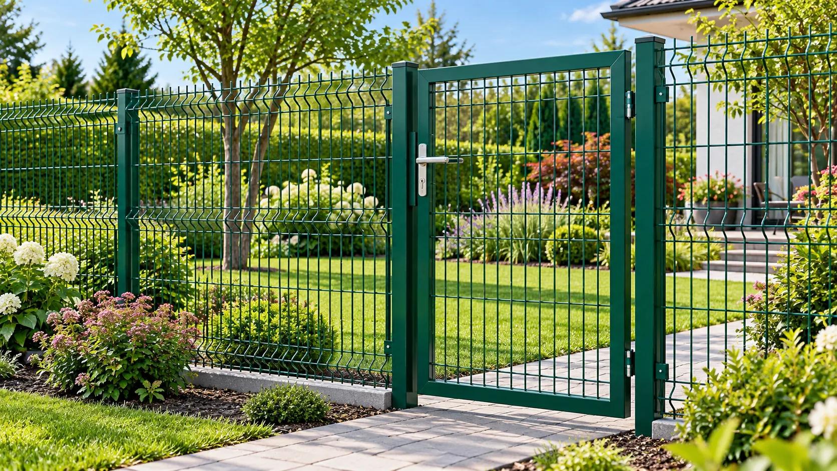 3D Fence + Pedestrian Single Gate System