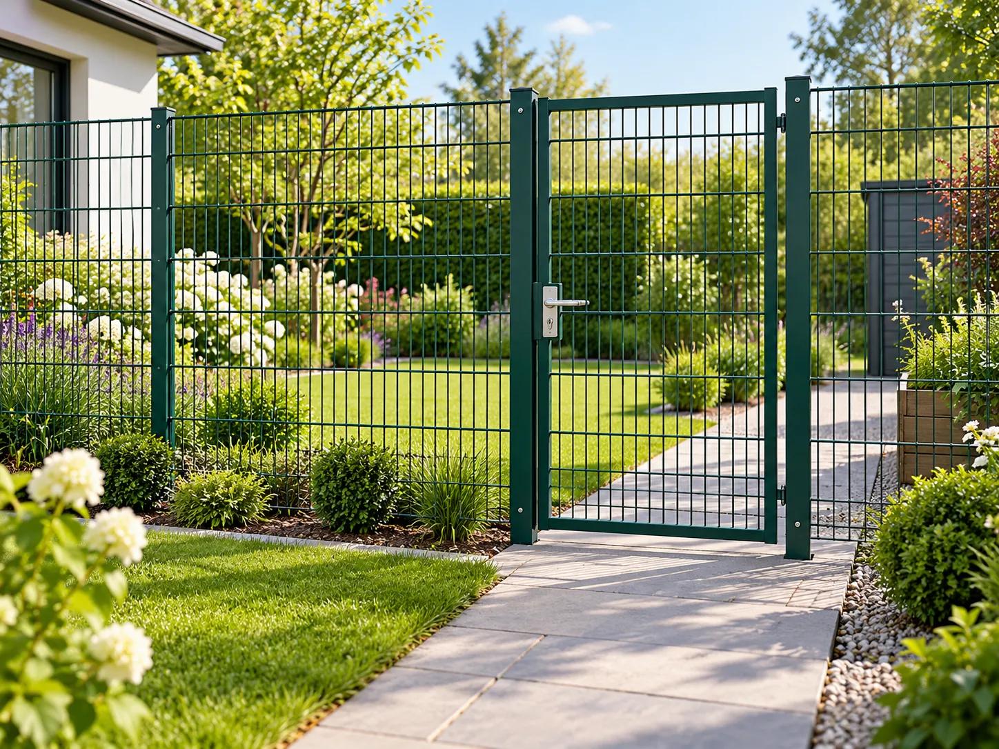 2D Fence + Pedestrian Single Gate System